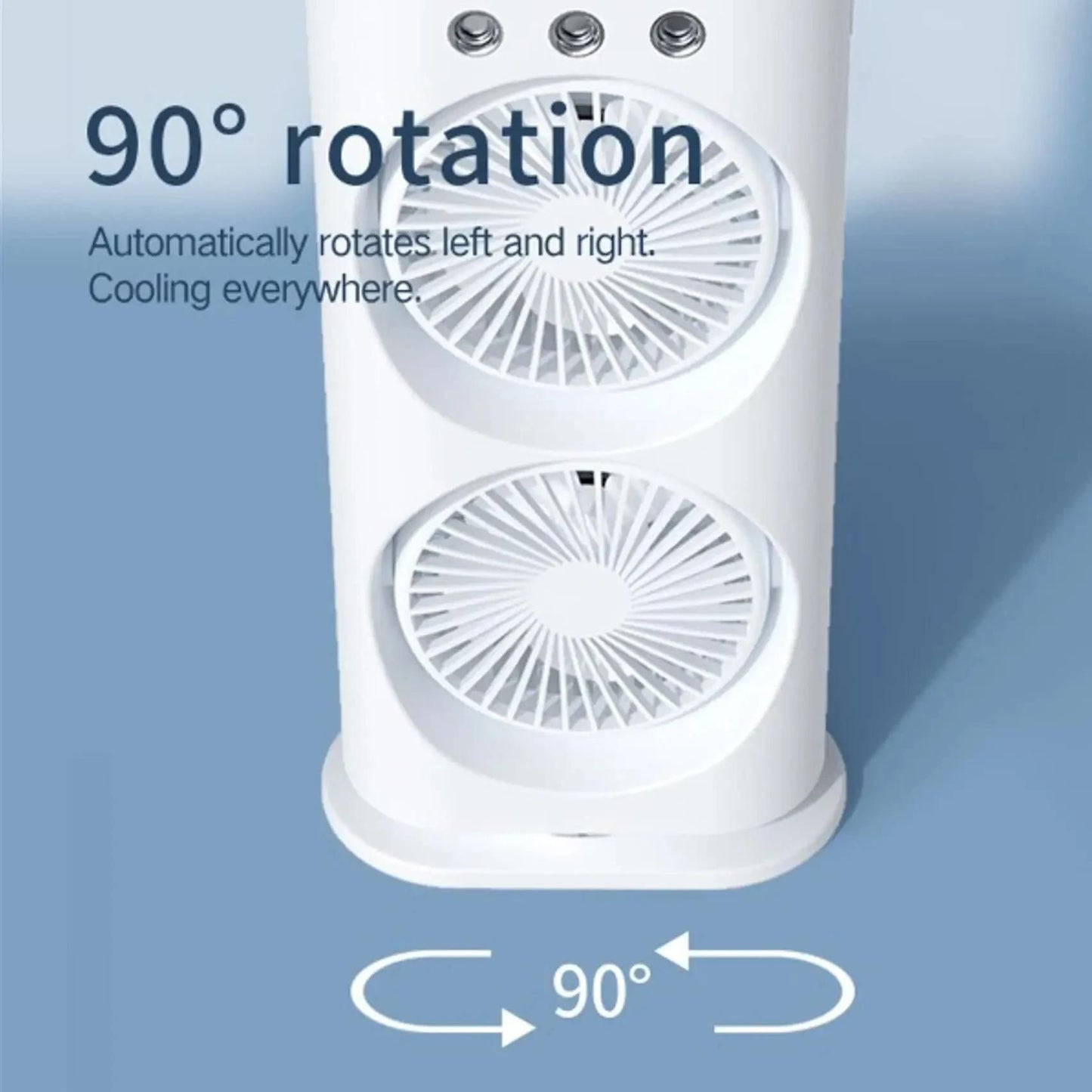 Double-Ended Spray Fan – Portable Cooling with Mist Function