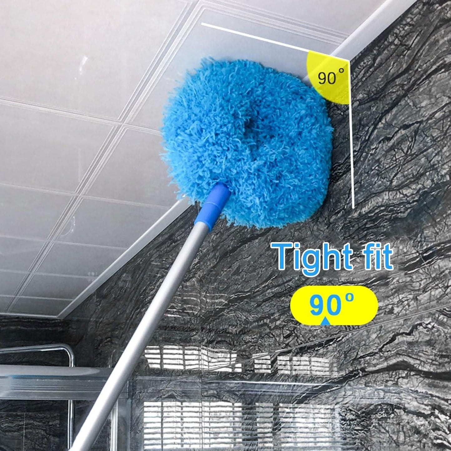 Washable Ceiling Fan Cleaner Duster – Extendable, Reusable & Easy to Use