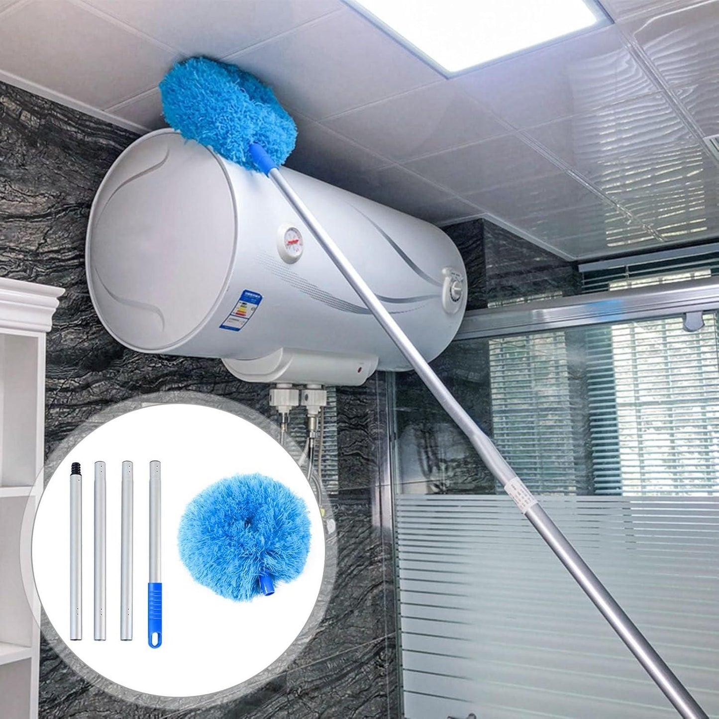 Washable Ceiling Fan Cleaner Duster – Extendable, Reusable & Easy to Use