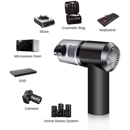 Wireless Powerful Car Vacuum Cleaner – Portable & Rechargeable
