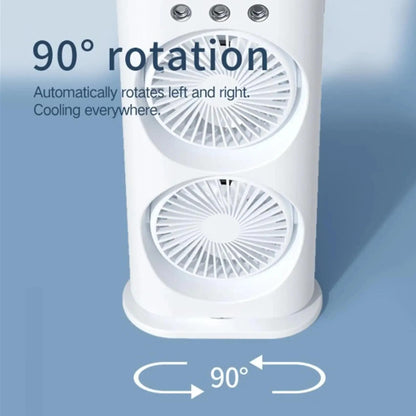 Double-Ended Spray Fan – Portable Cooling with Mist Function