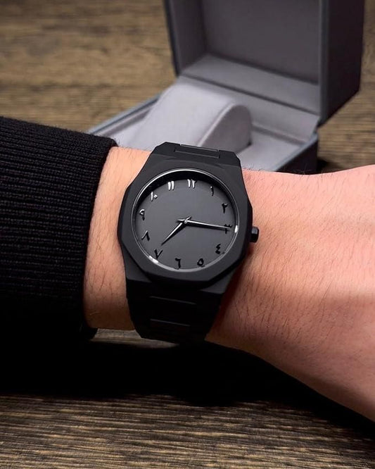 Arabic Dial Polycarbonate Analog Watch – Stylish & Durable Timepiece
