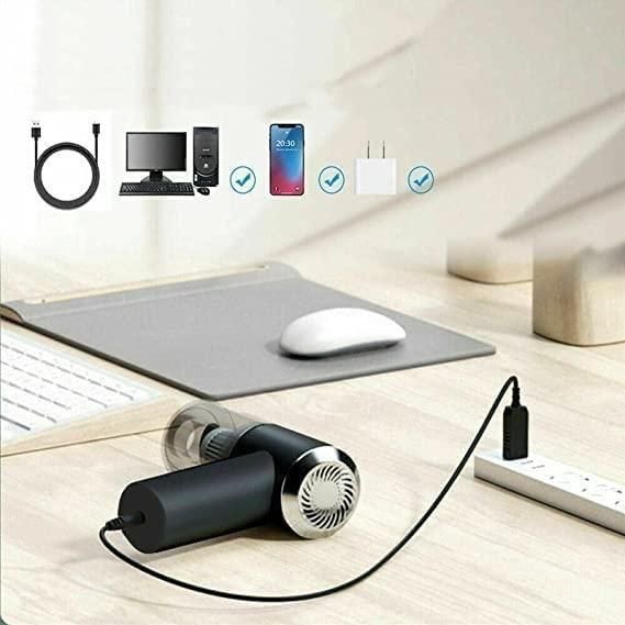 Wireless Powerful Car Vacuum Cleaner – Portable & Rechargeable